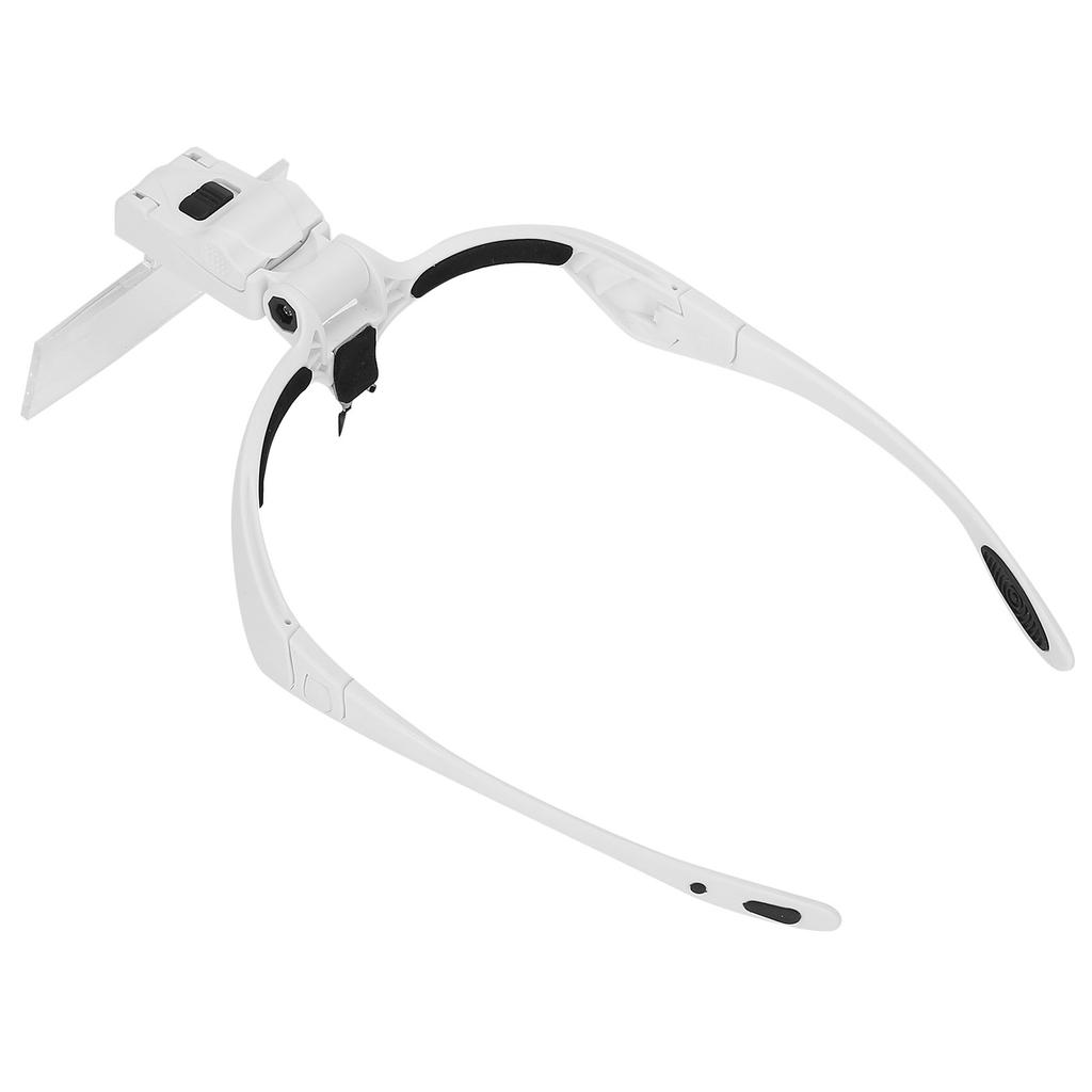 1.0x-3.5x Magnifying Glass LED Light Head Loupe Eyelash Extension Headband Magnifier