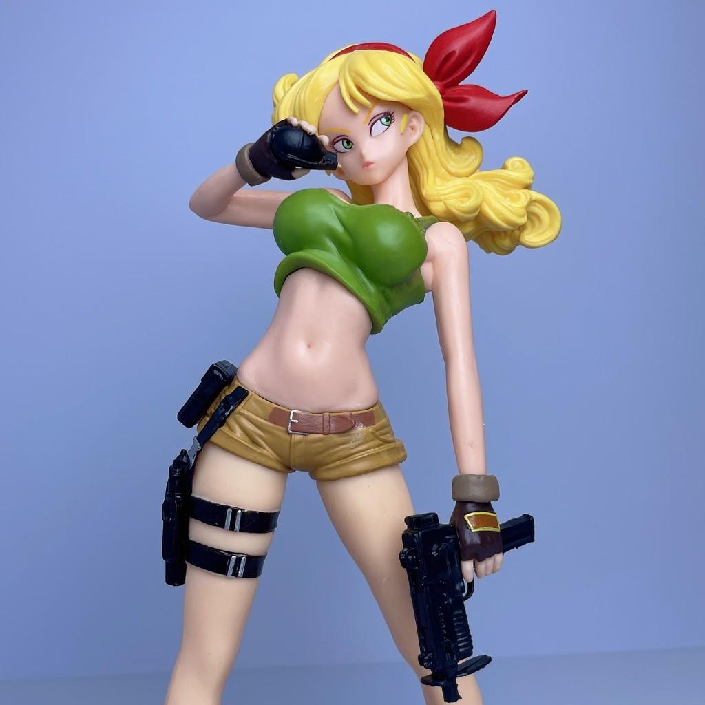 26cm Impressive Pvc Green Outfit Blonde Lanky Figure Ideal For Enthusiasts Anime