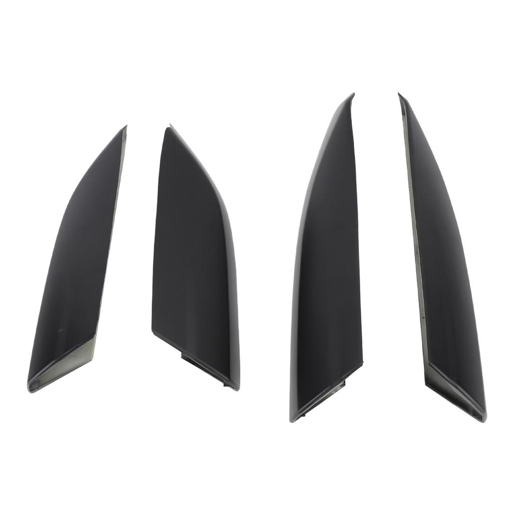 4Pcs Roof Cargo Rack Rail End Cover Roof Rack Protection Shell Cap Cover Replacement for Toyota Highlander 2007 To 2013