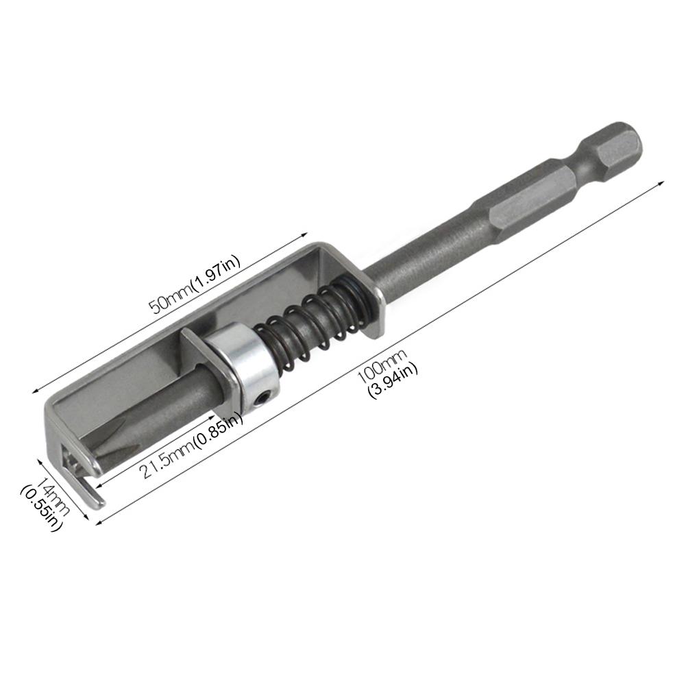 Spring-Loaded Screw Holder Bit One-handed Operation Universal Screw Retaining Tool Screw Fixing Drill Bit DIY Home Repair