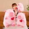 Summer Cute Stretch Love Capybara Kapibara Plush Toy Girl Heart Pink Doll Soft Cute