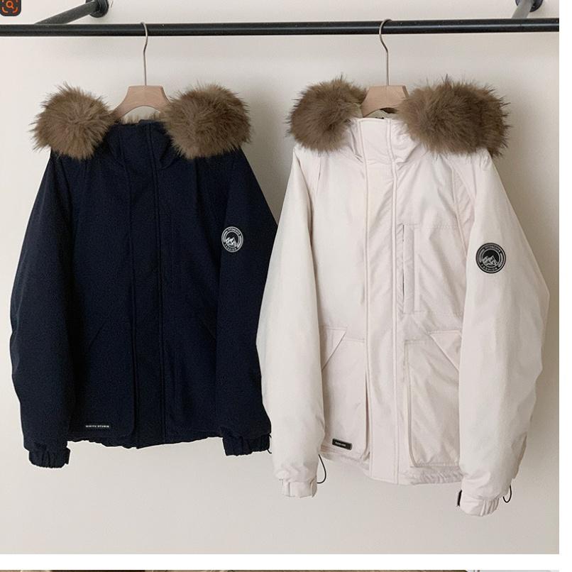 Vinter Dunjakke Dame Mellomlang Verktøy Student Vattert Jakke Vattert Jakke Jakke Fortykket Jakke