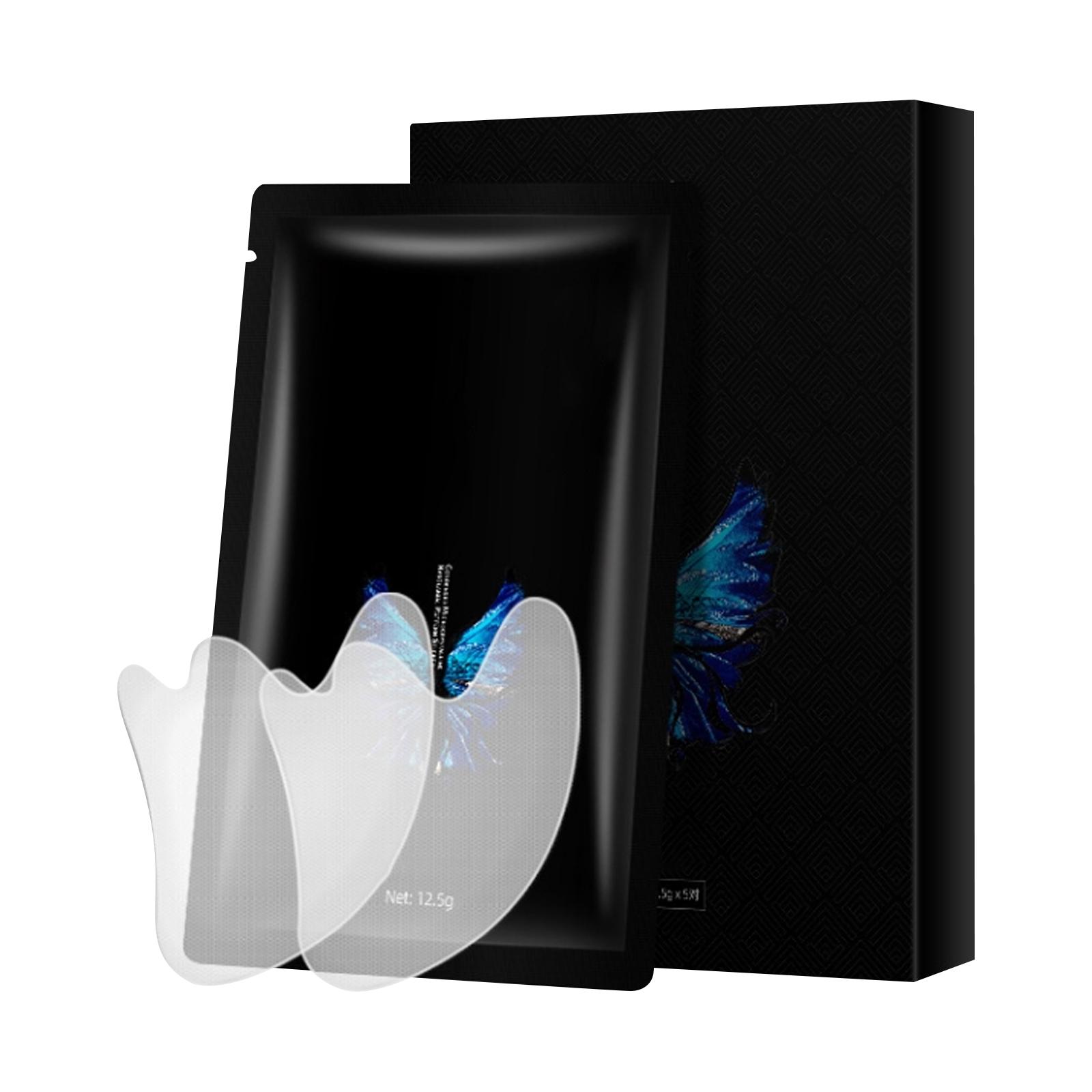 

Патчи от морщин на лице, Патчи для носогубных складок, Тонкие маски, Питательные маски (8,5 мл/1 коробка) One Size чёрный