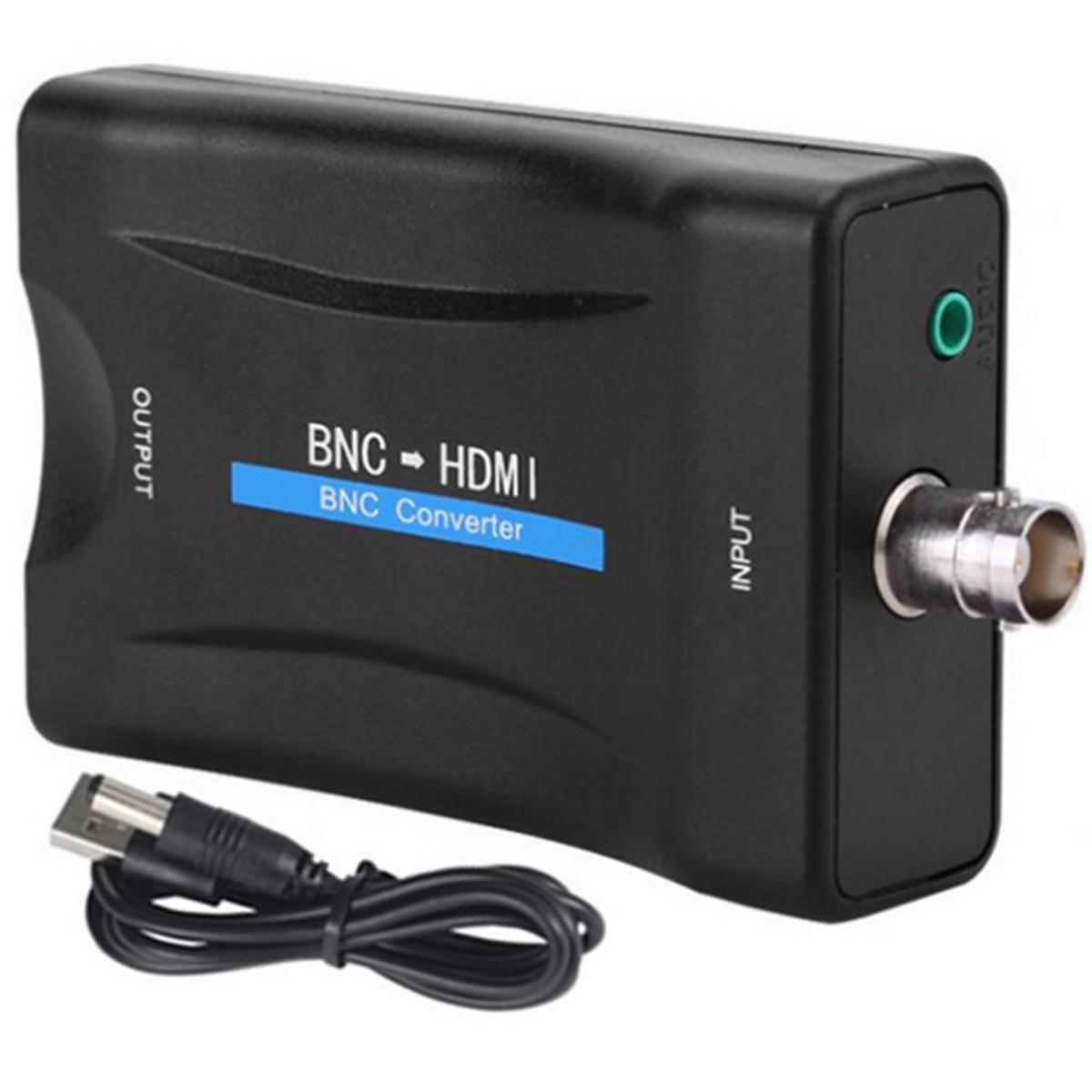 

1 Pc BNC to HDMI Converter Adapter 1080P/720P HD Display BNC Female to HDMI Video Converter Adapter Box HDMI Output Interface