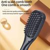 Electric Negative Ion Nylon Hair Straightener Brush for Styling Without Lines Wireless and Gentle On Hair