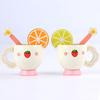 Children's Kitchenware Toy Girl Set Gift Lemon White Afternoon Tea Set Simulation Play House Kitchen Tableware