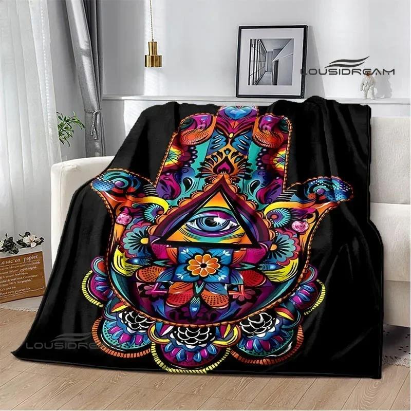 3D Fatima-Hand Aufgedruckte Decken Modische Warme Decke Weiche Und Bequeme Decke Haus Reise Decke Geburtstagsgeschenk