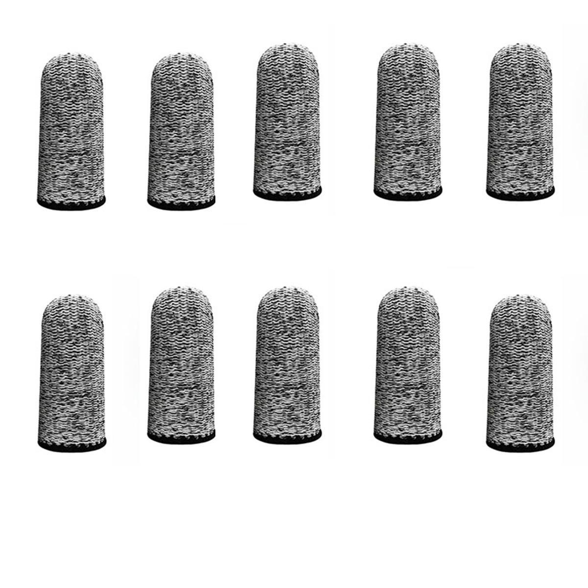 

10pcs Anti-Cut Finger Cover Finger Protector Sleeve 5-level Elastic Wear-resistant Finger Sleeves Finger Sleeves For Protection