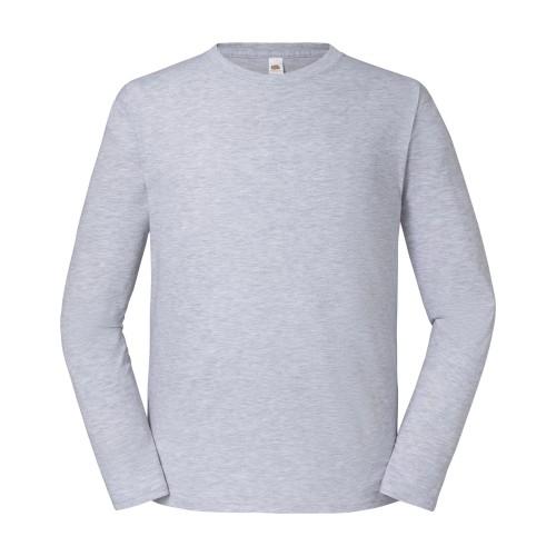 Fruit of the Loom Mens Iconic 195 Premium Heather Long-Sleeved T-Shirt