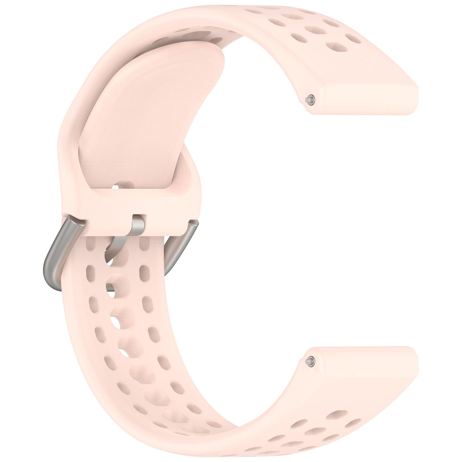 

Дышащий ремешок для часов Для Amazfit Bip6 ремешок Ремешок для часов с отверстиями Для Amazfit Bip 6 Аксессуары для спортивных часов Amazfit Bip6 светло-розовый