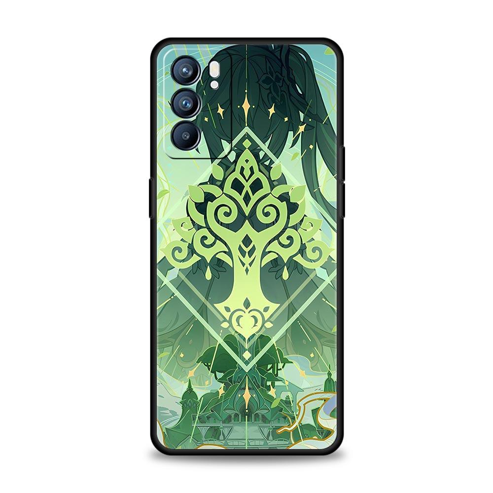 Genshin Impact Phone Case For Oppo Reno13 Reno12 Reno11 F Reno10 Pro A54 5G Find X5 A53 A52 A9 A17 A57 A78 4G A79 A80 A98 Cover