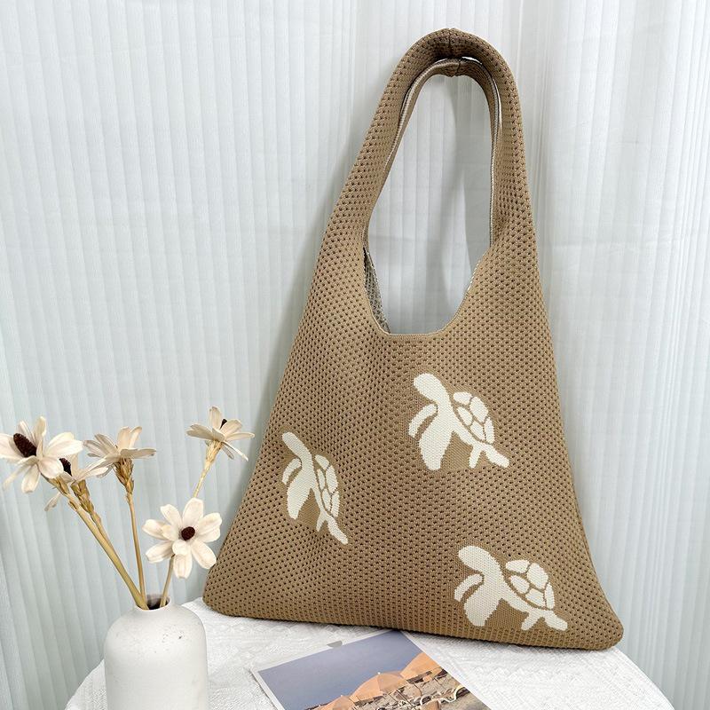 Exquisite 2026 Knitted One-Shoulder Tote: Versatile, Large-Capacity, All-Match Casual Handbag.