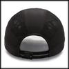 Hunting Mesh Cap Logo Hat Running Sports Lightweight Quick Drying CA500 [White Fang] Men's (Black)