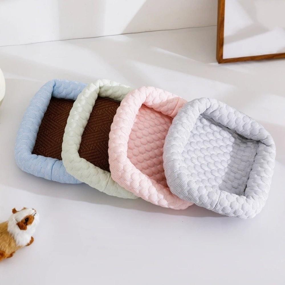 Detachable Hamsters Bed Pad Breathable Pet Sleeping Bed Rabbits Cooling Cushion Guinea Pigs