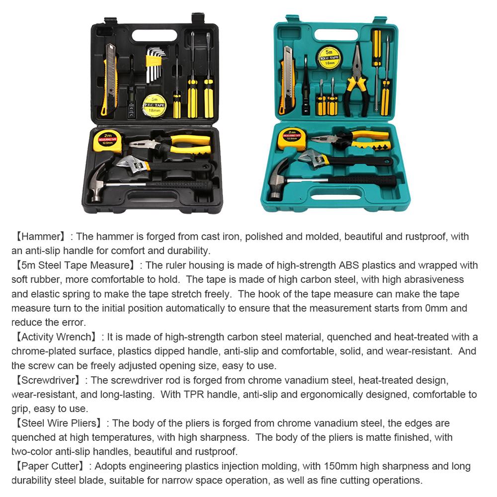 Utility Toolbox Multifunctional Screwdriver Tape Ruler Paper Cutter Set Practical Appliance Air