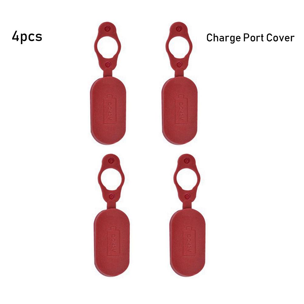 Red Color Outdoor Tool Charge Port Cover Dust Plug Case Scooters Replacement Electric Scooter Parts For XIAOMI M365
