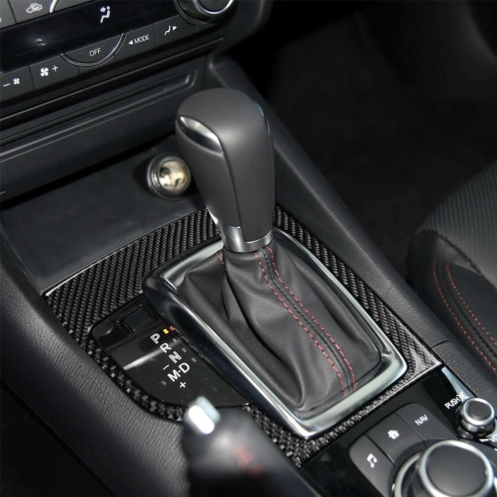 Car Interior Decoration Protection Carbon Fiber Sticker For Mazda 3 Axela 2017-2018 Styling Accessories