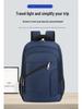 Men's Large Capacity Business & Student Laptop Backpack, Casual Travel & Commuting Bag