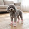 4 Pcs Breathable Mesh Pet Mesh Shoes Pink Pet Footwear Easy Clean Pet Shoes  Street Walking