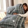 Thickened Quilt with Cotton Wadding Velvet Warm Quilt Core Breathable and Lightweight Single or Double Person Available Bedding Article All Seasons