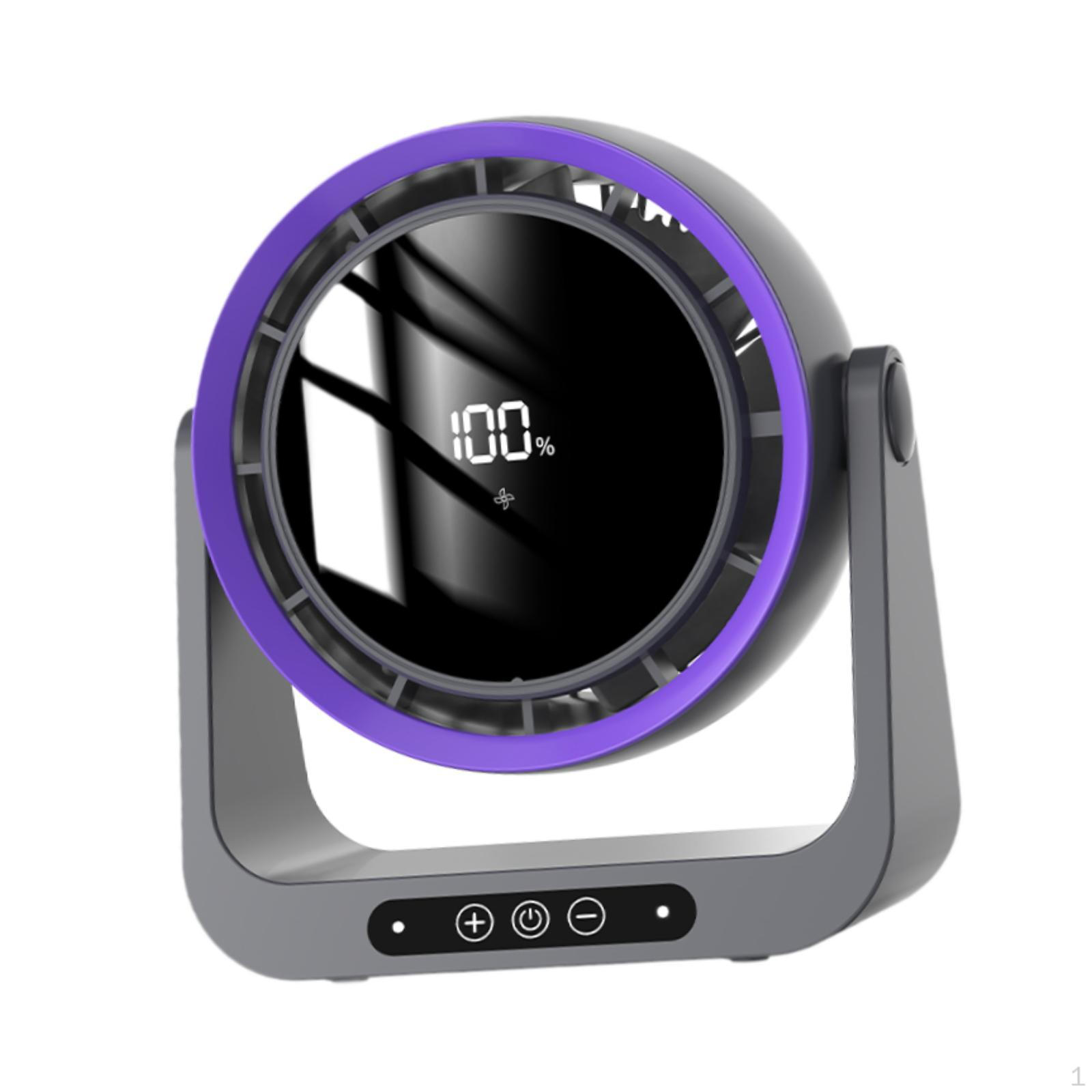 

Настольный вентилятор с наклонной головкой 90°, с возможностью подвешивания, охлаждающий персональный настольный, дорожный, с возможностью подзарядки через USB, тихий для серый