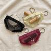 Lace Trim Briefs Shape Cosmetic Bag Mesh Makeup Storage Pouch Unique Jewelry Organizer  Headphones