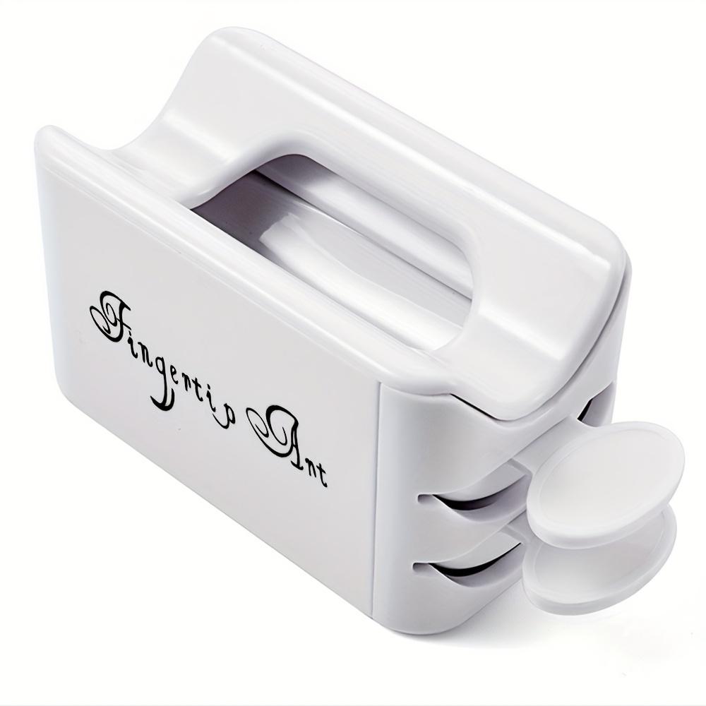 Set of 2 Portable Dip Powder Nail Art Kits, Including a Complete Manicure Set with a Recycling Tray And a Soft Dust Brush for Nail Care