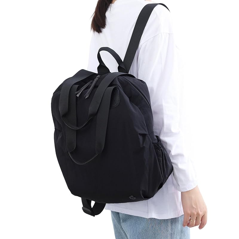 

[PAOIXEEL] backpack ladies Smaller super lightweight minimal backpack 2WAY tote type mini backpack mothers backpack Beautiful nylon commute Commuting