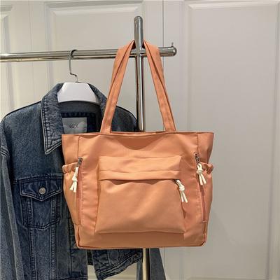 Canvas Bag For Women, Large Capacity, Versatile, Casual Shoulder Bag, Nylon Bag, Class Commuting Tote Bag
