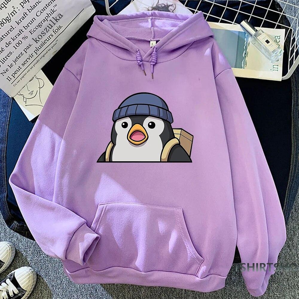 Penguin Hoodies 2022 Spring/Autumn Potato Aim Spray Women/men Sweatshirt Anime Valorant Hoodie Kawaii Clothing Unisex Sudaderas Unisex