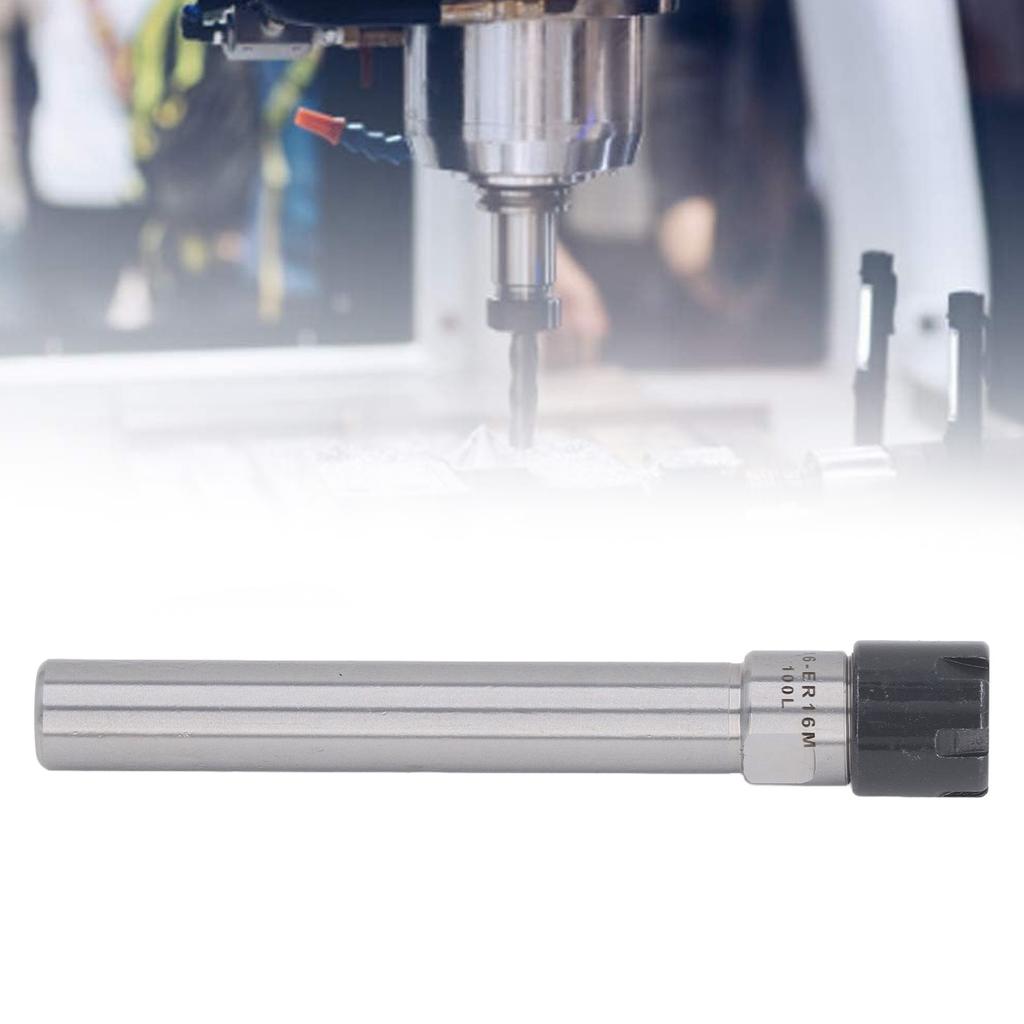 Collet Extension Holder Straight Shank Manganese Steel C16 ER16M 100L Collet Chuck Extension Rod wit