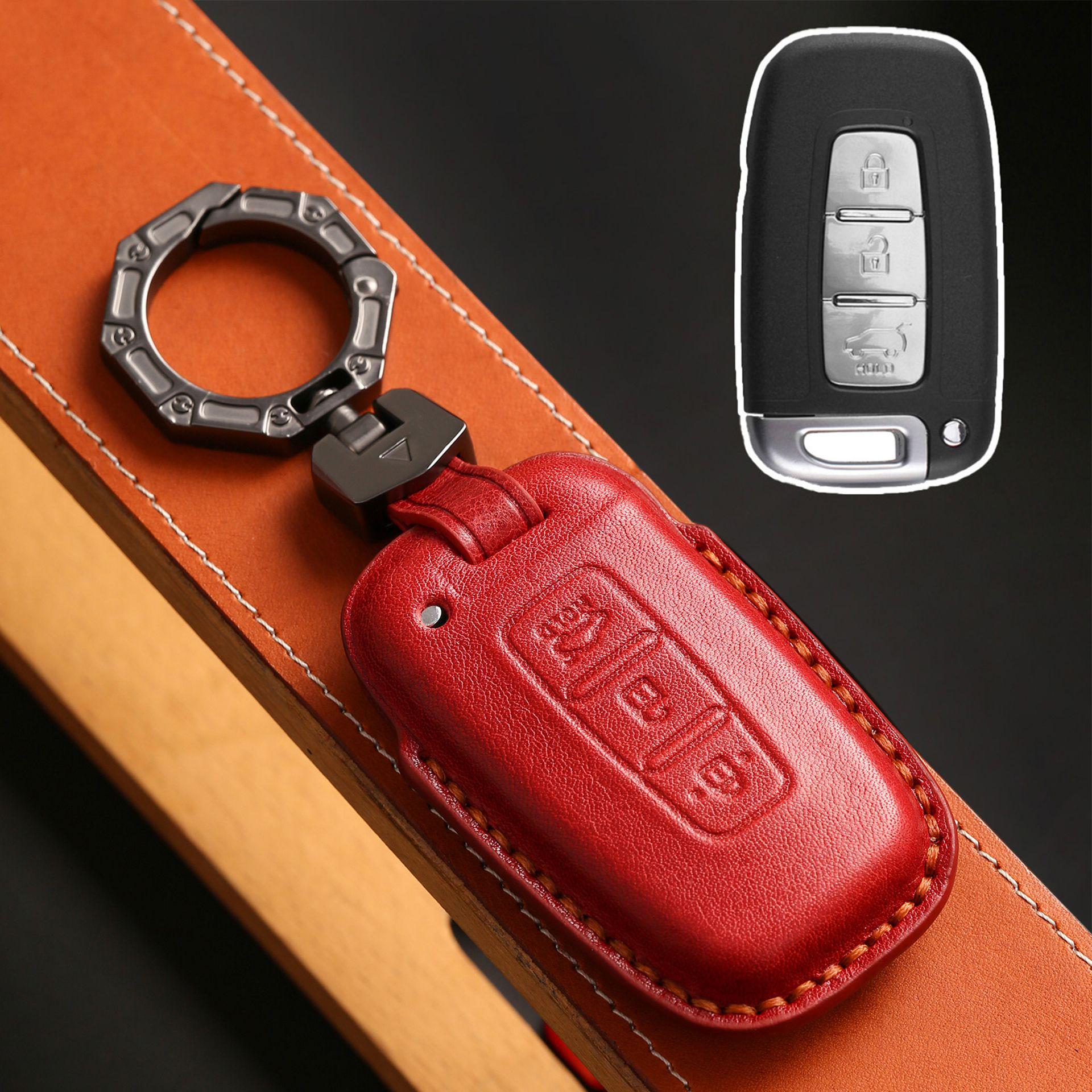 Compatible Key Fob Cover for Hyundai Langdong, ix35, Sonata 8, Kia K2, Zhipao, K5