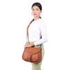 Vintage Real Leather Women's Casual Tote Purse Satchel Crossbody Sling Bag Retr