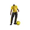 Puma Borussia Dortmund Graphic Print Crew Neck Short Sleeve T-Shirt Men Tops Electronic-Yellow Black 774200-01