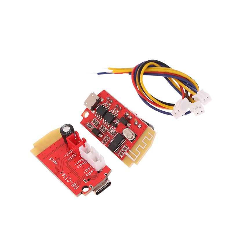 1Pc Ct14 Type-C Micro Stereo Bluetooth 4.2 Power Amplifier Board Module 3.7V 5V 5W+5W Mini With Charging Port Egbo