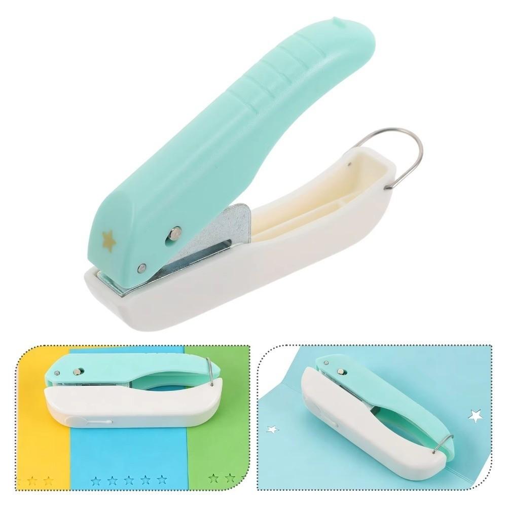 Multi-functional Mini Hand Hole Puncher Plastic Paper Punch Manual Hole Punch  Stationery Supplies