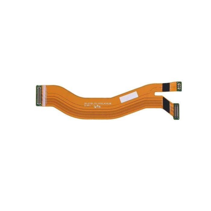Ana kart esnek kablosu - SAMSUNG - Galaxy S10 Lite G770F - Orijinal - Turuncu - Flex kablo