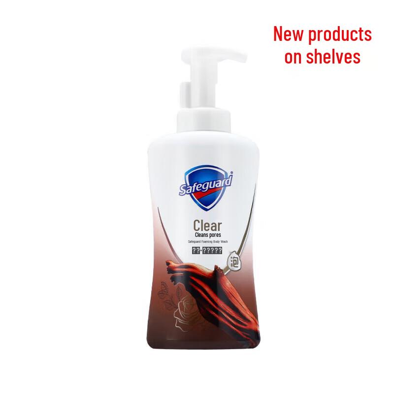 Safeguard Deep Ebony Rose Scent Foaming Shower Gel