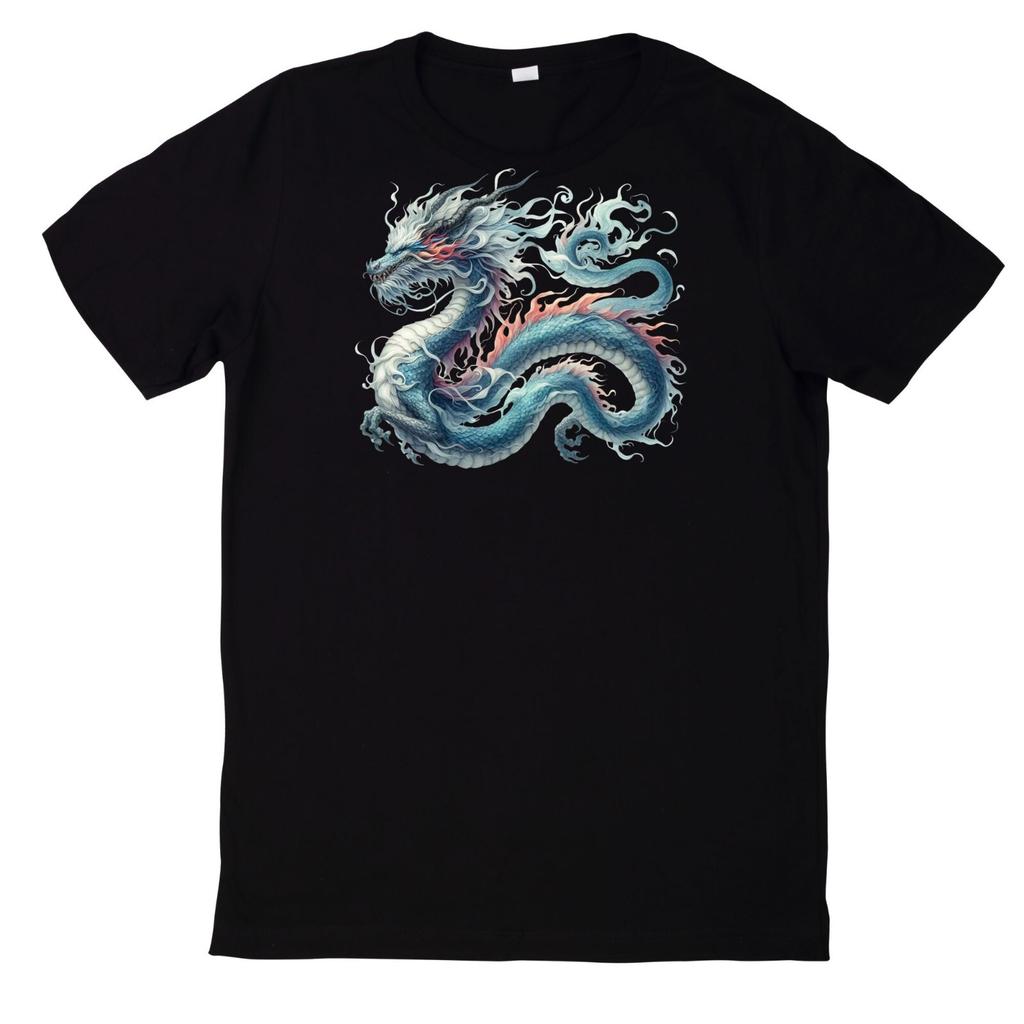 T-Shirt Fantasy Drachen Magischer Drache Motiv BaumwolleWird in neuem Fenster oder Tab geöffnet