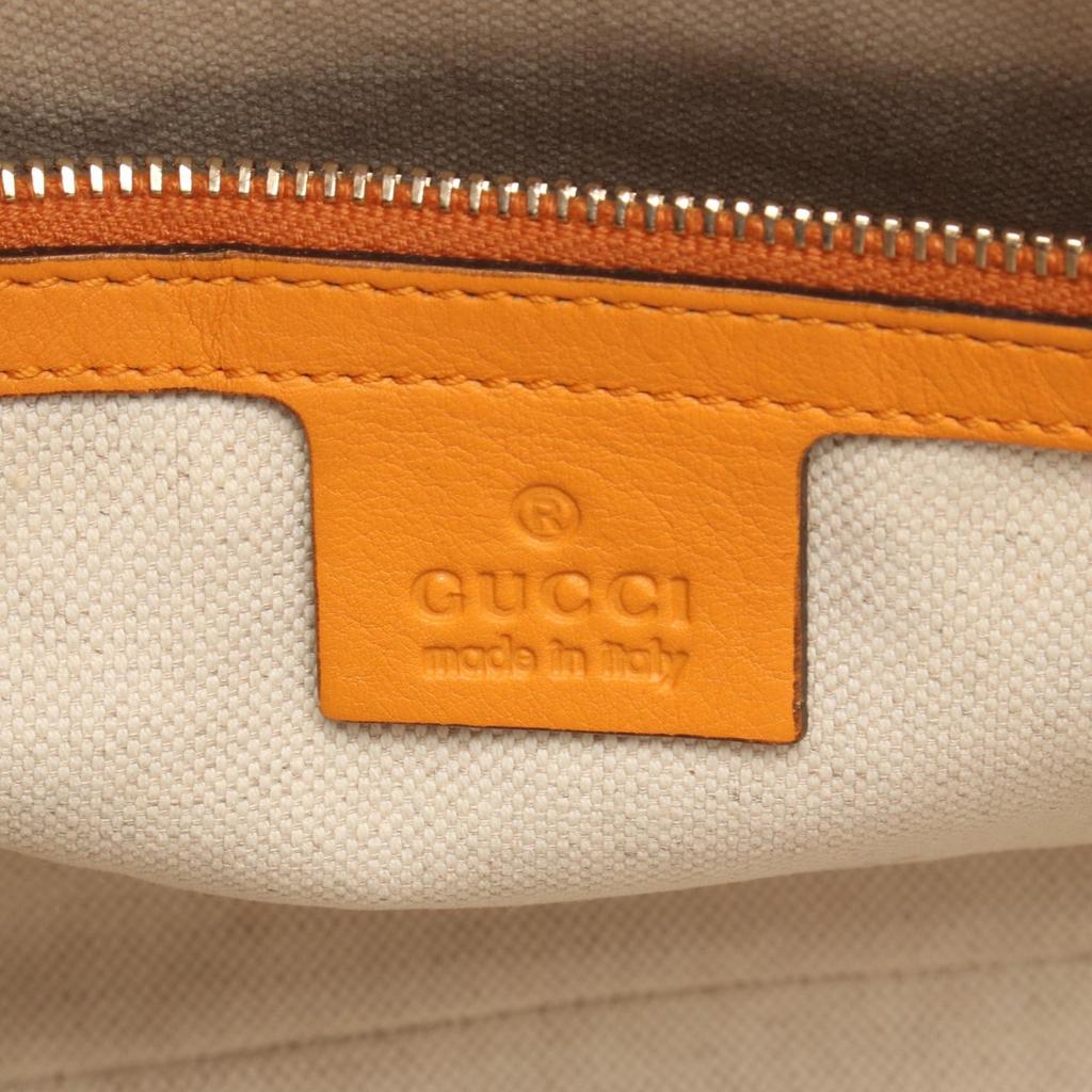 Used GUCCI Nice Microguccissima 2WAY Handbag 309617 leather Orange Used Women