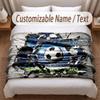 Other Similar Designs Theme Soft Blanket Personalized Custom Name Text Print Warm Blanket Home Sofa Bedroom Decor