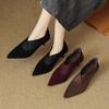 Versatile Women's Shoes Pointed Single Shoes Spring and Summer Popular Wear Late Evening Temperament Lady Elegant Non-slip High Heels