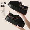 Women's Plush Cotton Slippers - Warm Indoor/Outdoor Winter Shoes 2024