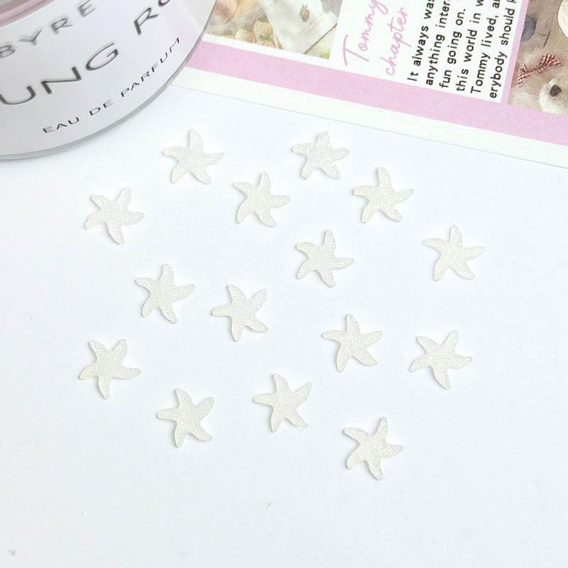 Starfish Nail Art Accessories Japanese Fresh Sweet Ocean Series Fine Glitter Nail Wearable Nails Earrings Accessories