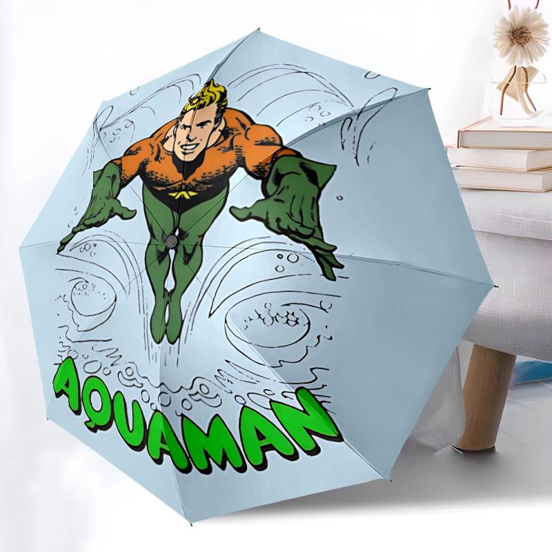 

1pc Aquaman, Superhero Automatic Open/Close Umbrella, Christmas Gift for Men Women, Daily Travel Outdoor Use yy251101213