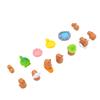 13pcs Mini Figures Cute Capybara Water Pool Turtle Shape Water Proof Resin Miniature Figurines for Doll House Tabletop