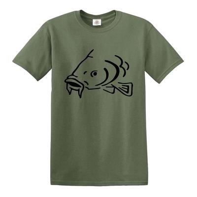 CARP FISHING 100% Cotton T-shirt Mens Tees Top FISHERMAN BIG CRAP ANGLING CLOTHING CAMO GIFT S-5XL T SHIRT