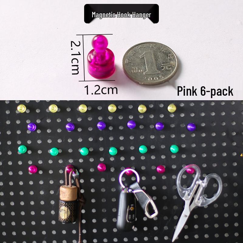 Pegboard Wall Organizer with Hooks - No-Drill Storage Rack for Entryway or Study Room.