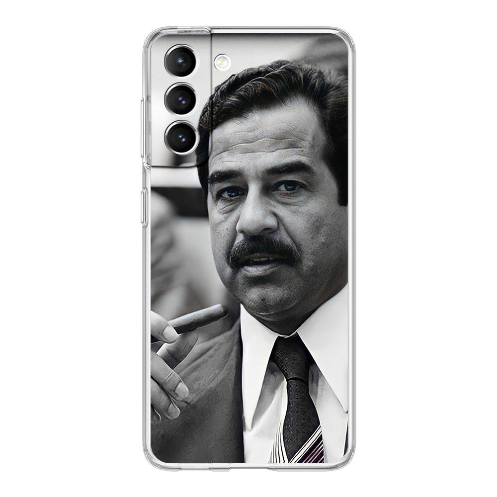 Saddam Hussein Iraq Flag Clear Silicone Phone Case For Samsung Galaxy S23 S22 5G S20 Ultra S21 FE 5G S10E S9 S8 S10 Plus Cover