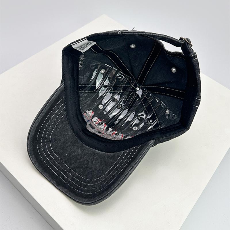 Neue Unisex Baseballkappen mit Stickerei der kanadischen Flagge, atmungsaktiv, Retro-Sonnenschutz, distressed, Schirmmützen, vielseitig, Mode, Freizeit